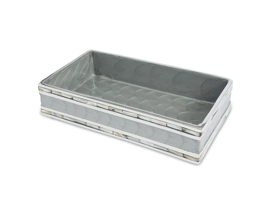 Classic 9" Guest Towel Tray Platinum by Julia Knight