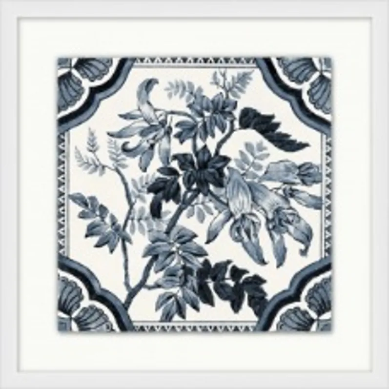 Indigo Tile 1 by Wendover Art Group