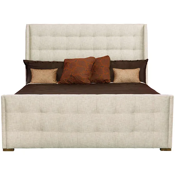 Soho Luxe Upholstered Sleigh Bed by Bernhardt
