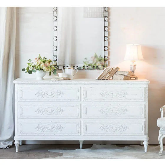 Bronte Dresser in Weathered White Finish by Eloquence