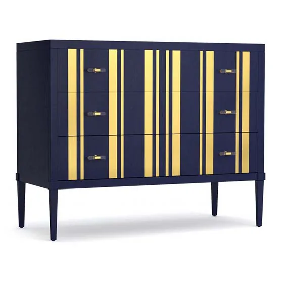 Parker Striped Bachelors Chest by Hooker Furniture