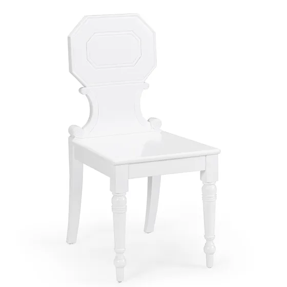 White Hall Chair with Shield Back by Chelsea House