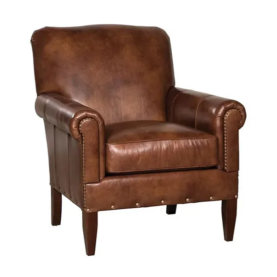 Leather Sutton chair by Craftmaster