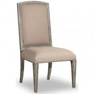 Upholstered Dining Side Chair with Nailhead Trim by Hooker Furniture