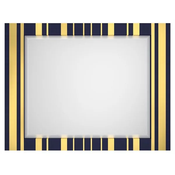 Parker Striped Landscape Mirror by Hooker Furniture