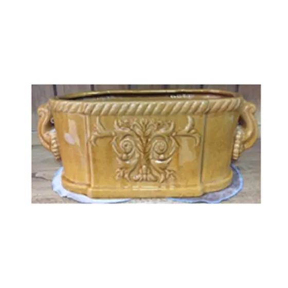 Footbath-Yellow Medallion by Oriental Danny
