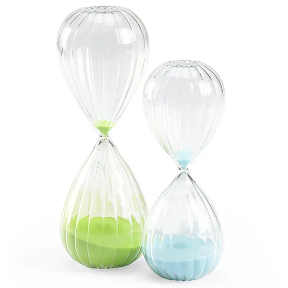 Set of 2 Tic-Toc Sand Clock by Wildwood