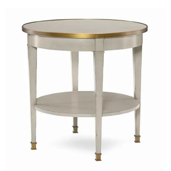 Fitz Side Table, Finish: Oyster by Highland House