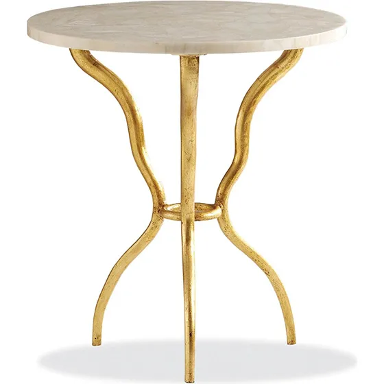 Myst Round Lamp Table by Maitland-Smith