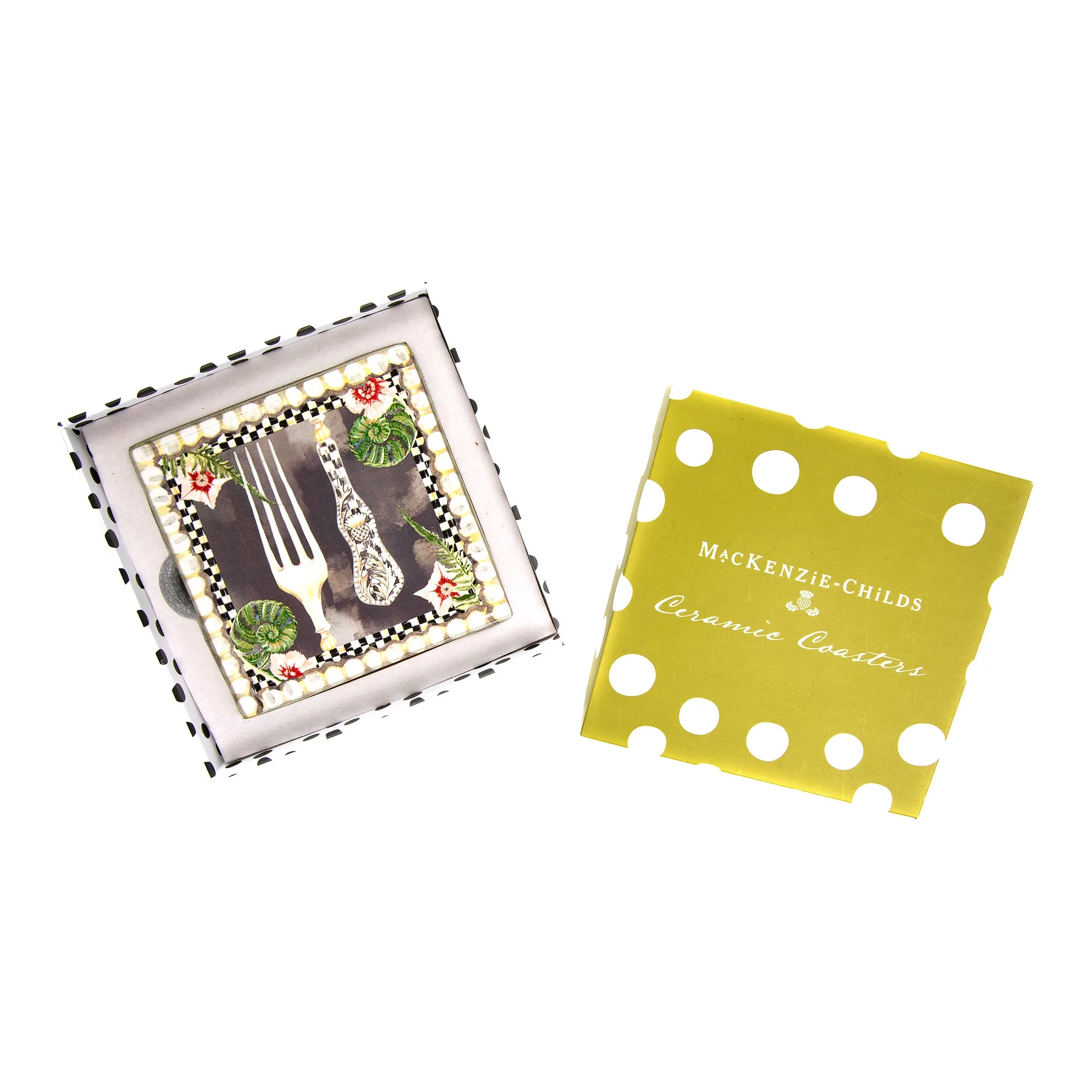 Bon Appetit Coasters - Set of 4 by MacKenzie-Childs