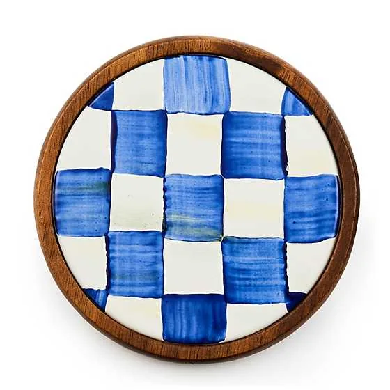Royal Check Coasters - Set of 4 by MacKenzie-Childs
