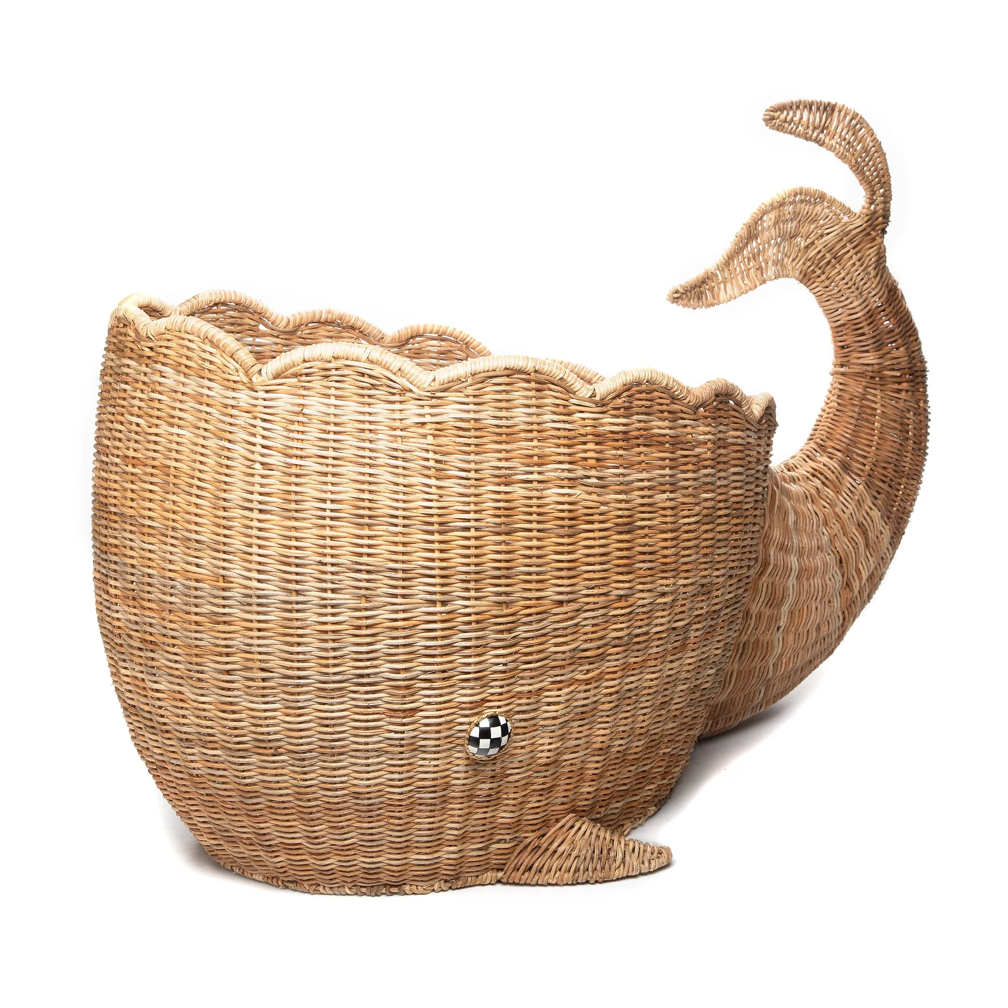 Whale Basket by MacKenzie-Childs