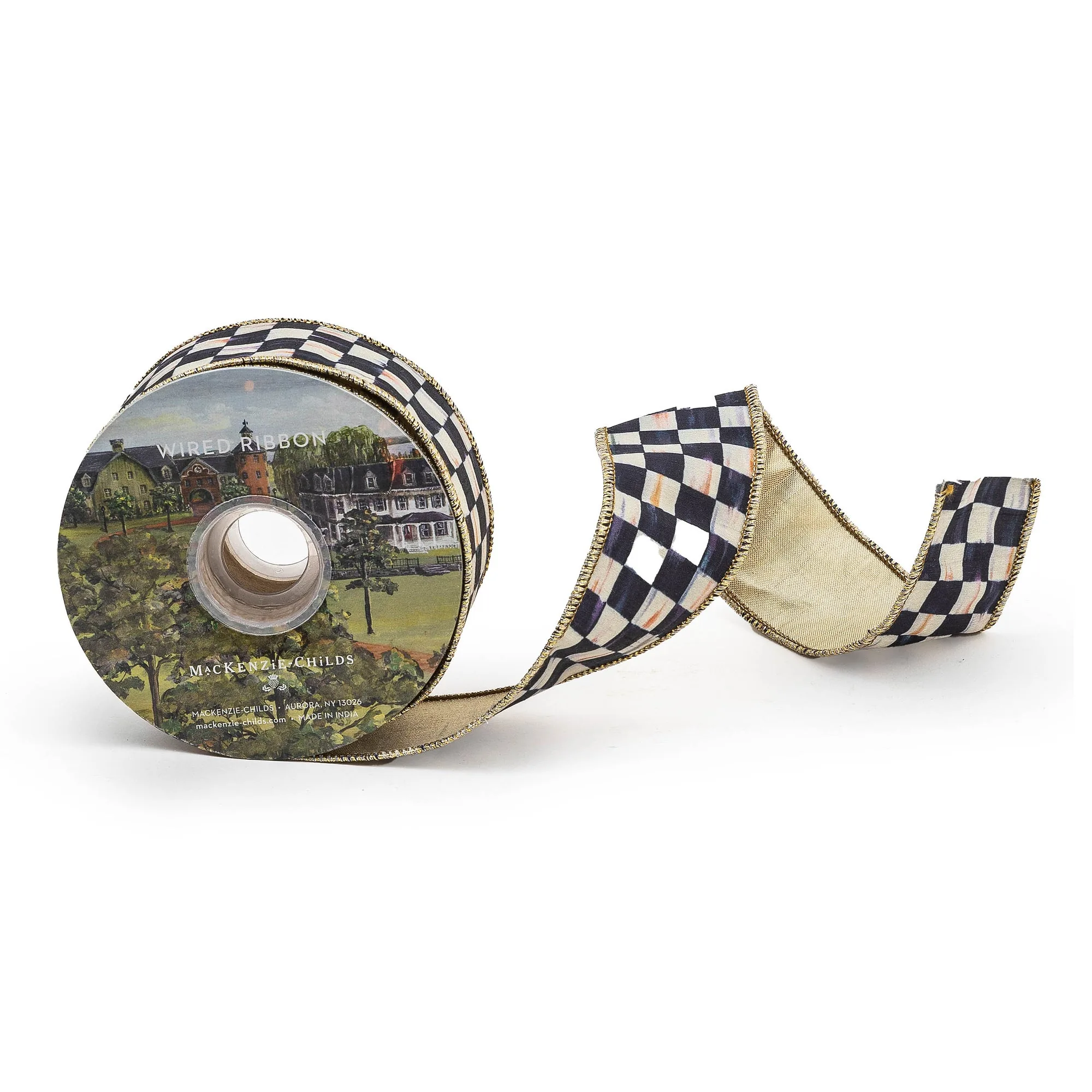 Courtly Check 2" Ribbon by MacKenzie-Childs