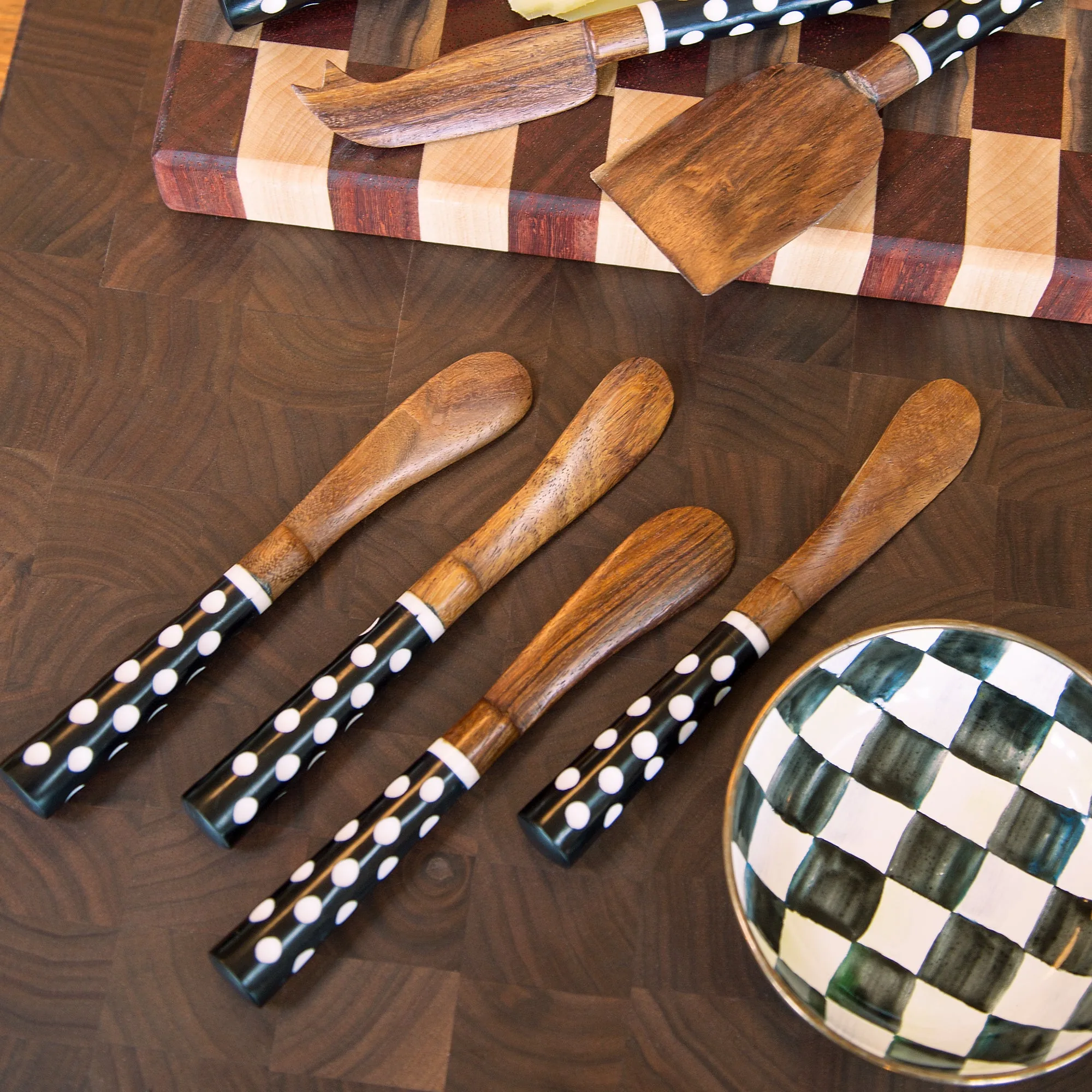 Dotty Canape Knives - Set Of 4 by MacKenzie-Childs