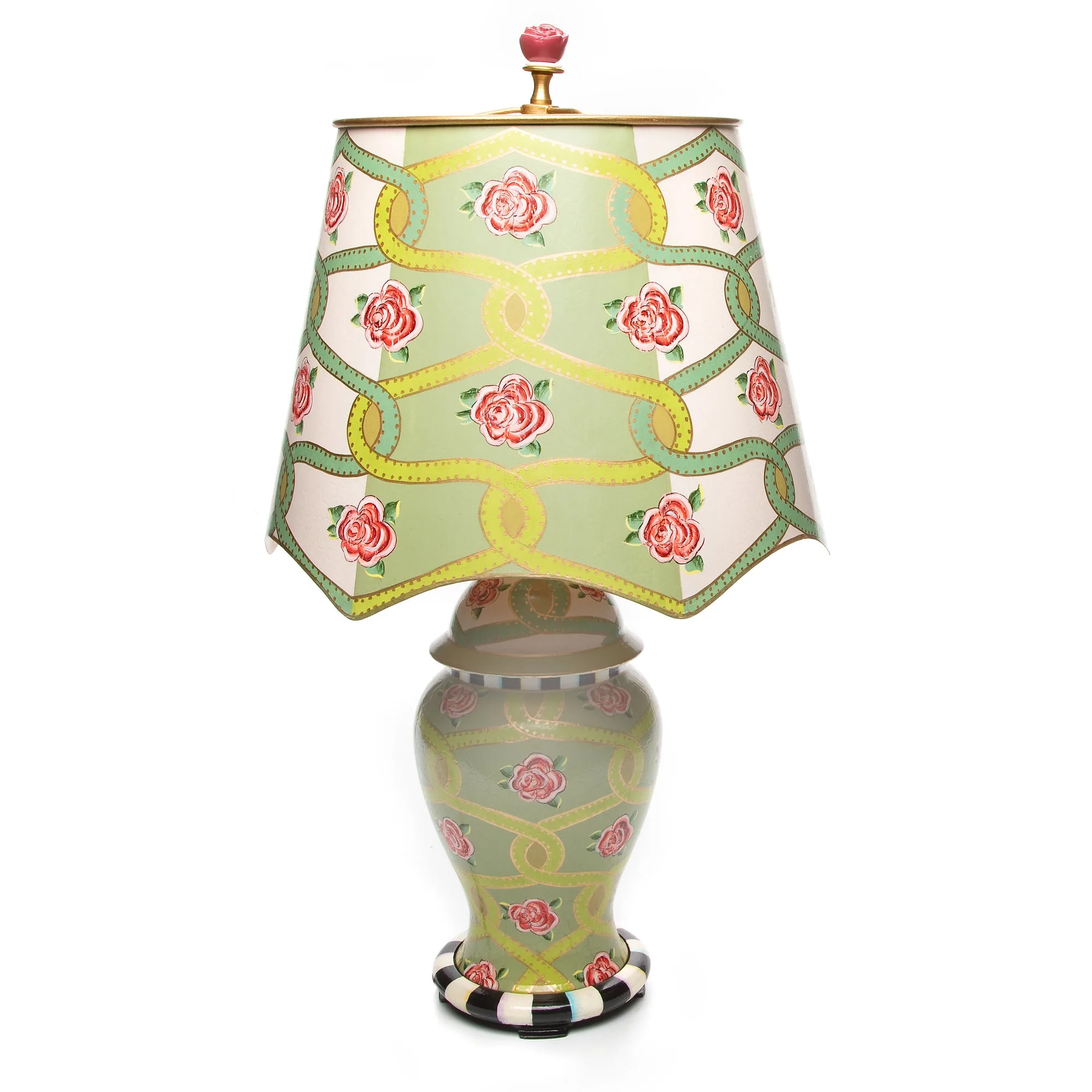 Really Rosy Table Lamp by MacKenzie-Childs