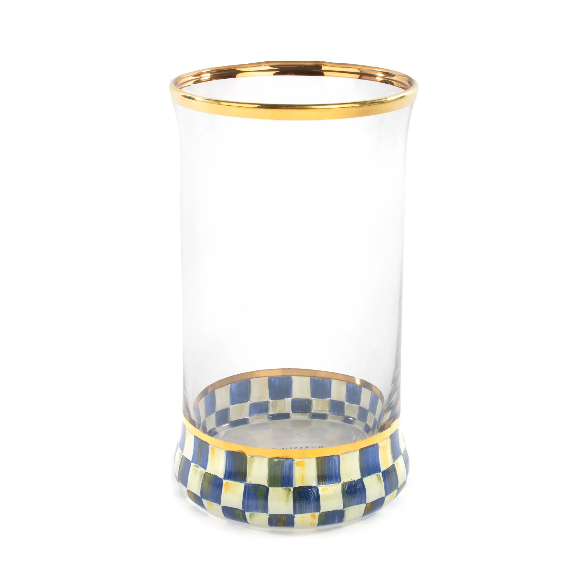 Royal Check Highball Glass by MacKenzie-Childs
