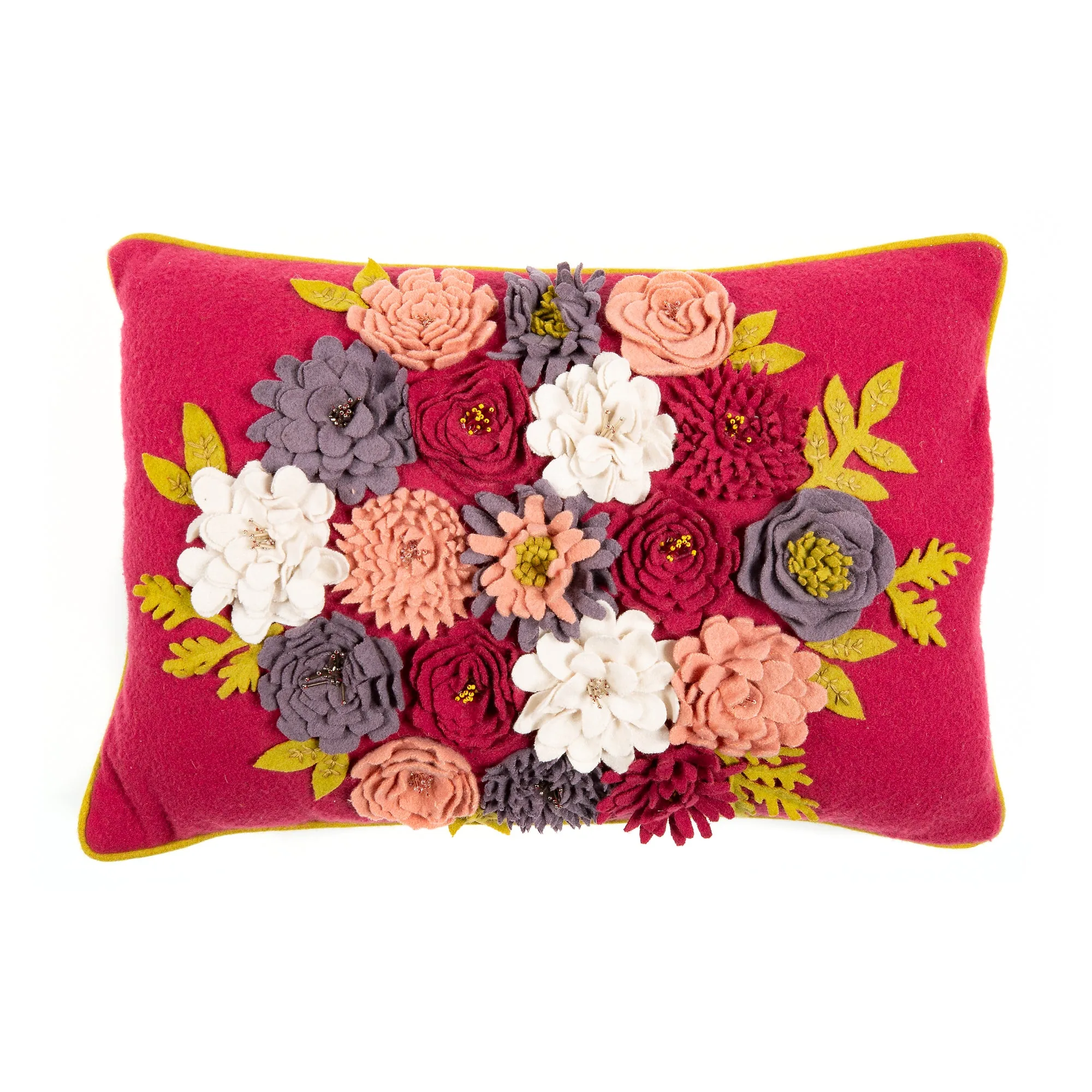 Field of Flowers Lumbar Pillow by MacKenzie-Childs