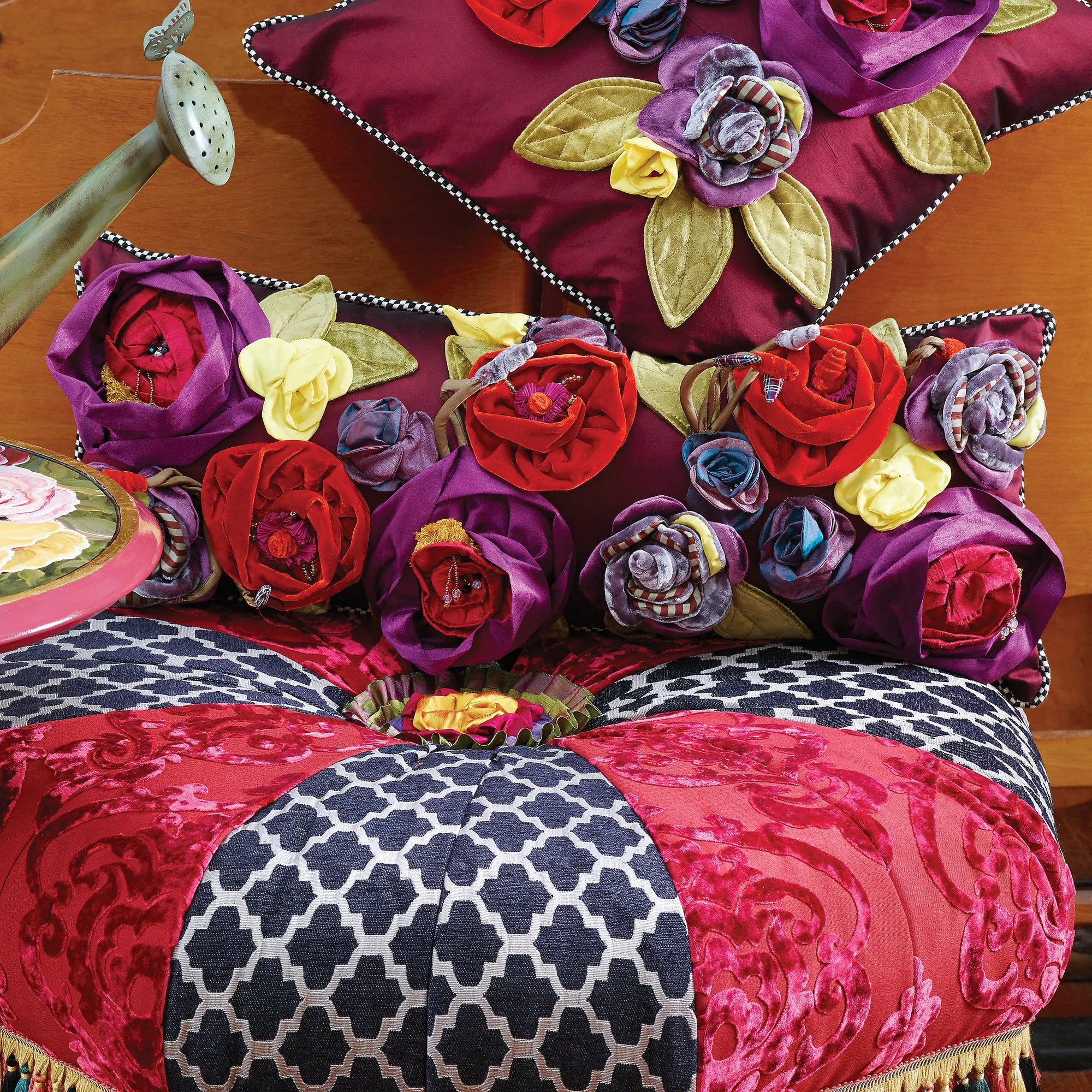 Botanica Lumbar Pillow by MacKenzie-Childs