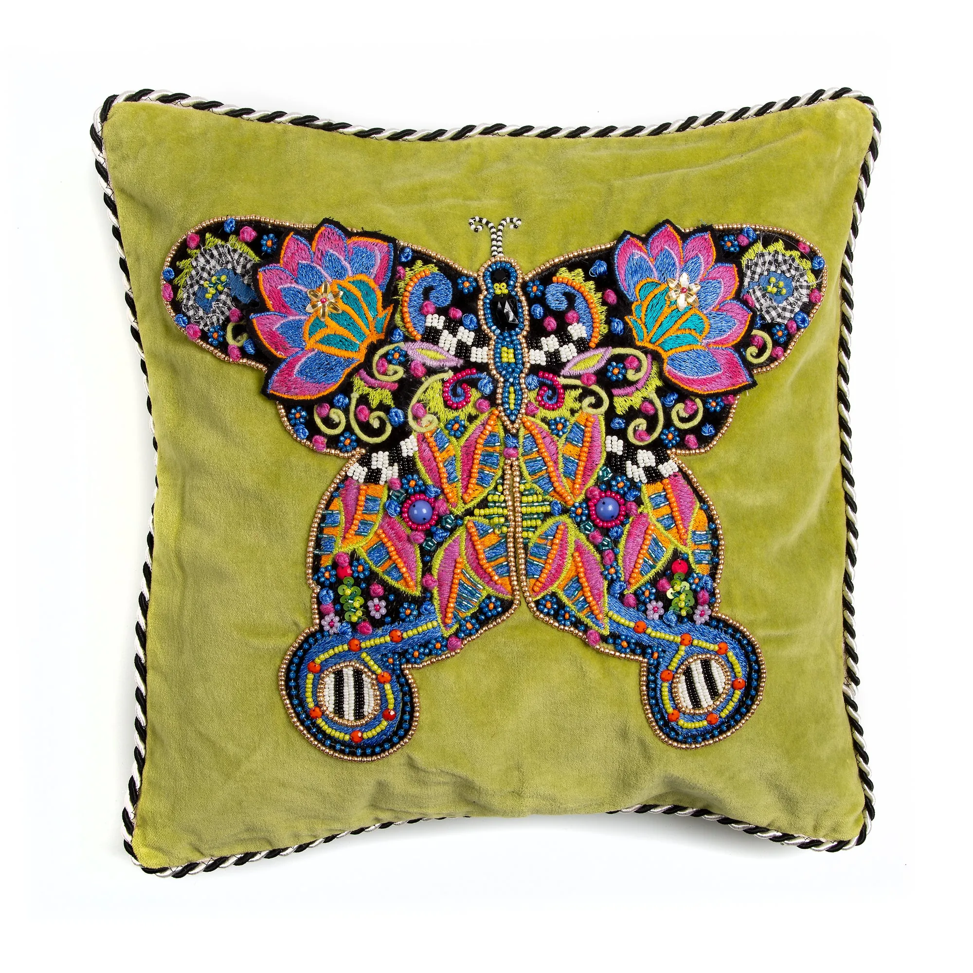 Fantasia Butterfly Pillow by MacKenzie-Childs