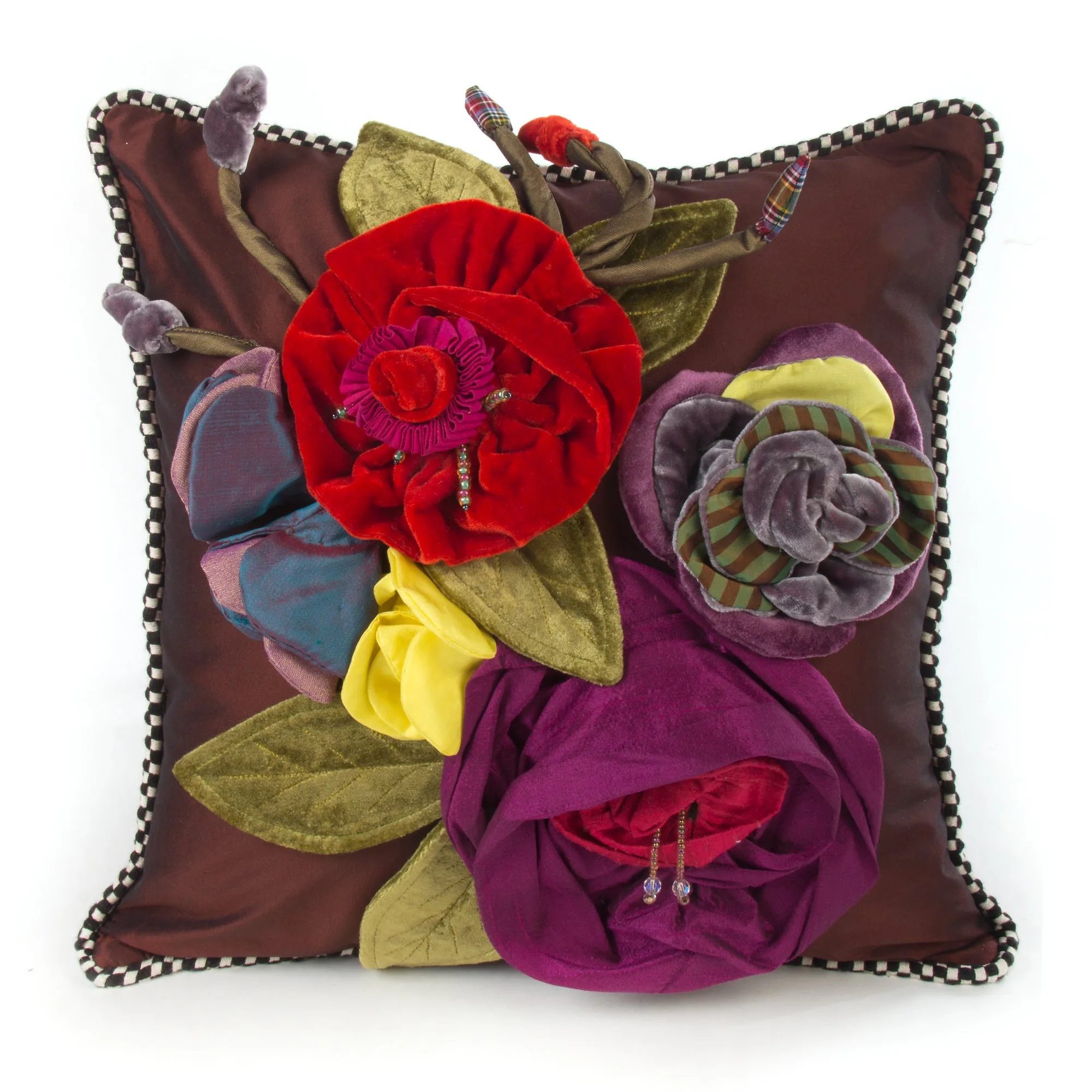 Botanica Square Pillow - Large by MacKenzie-Childs