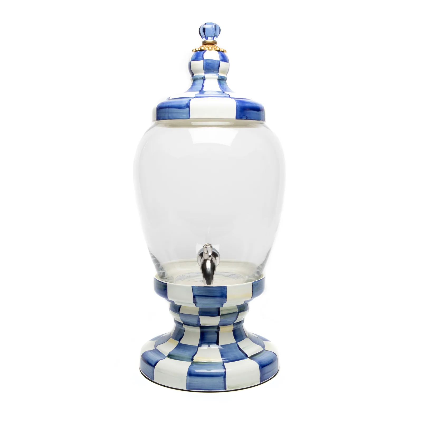 Royal Check Beverage Hostess by MacKenzie-Childs