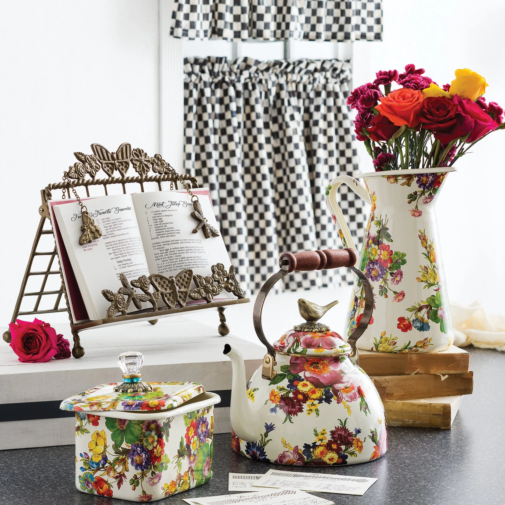 Flower Market Practical Pitcher - Large by MacKenzie-Childs