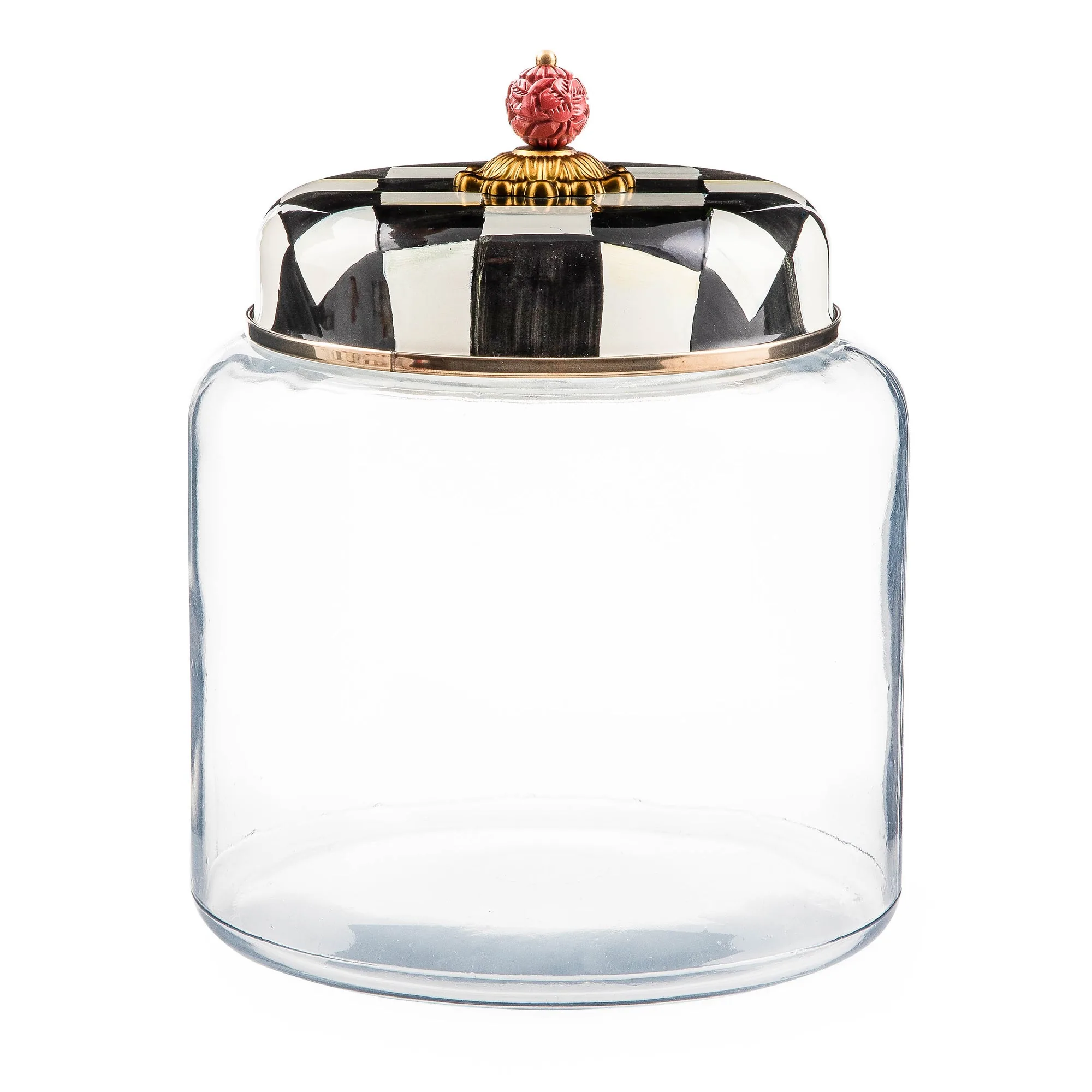 Courtly Check Storage Canister - Big by MacKenzie-Childs