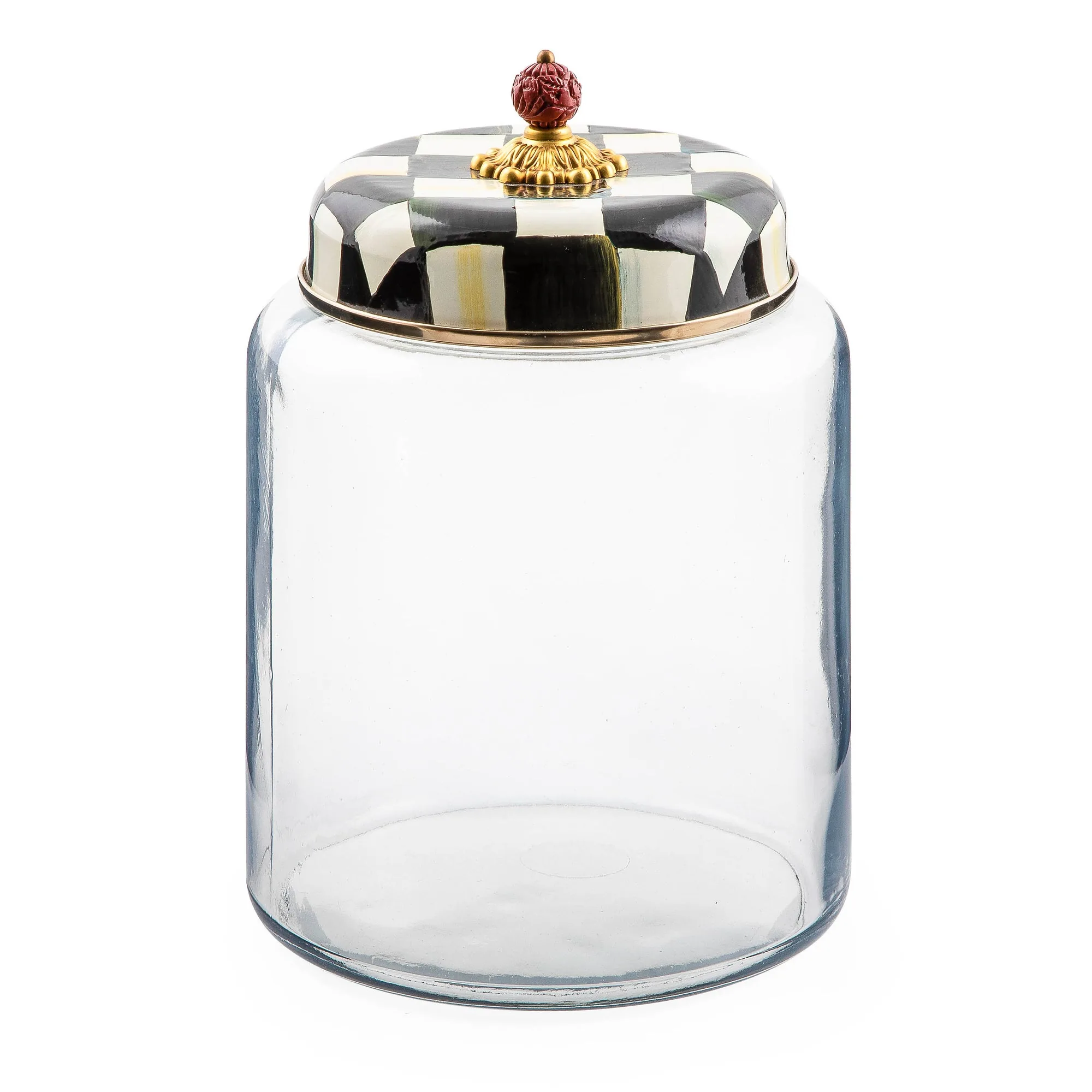 Courtly Check Storage Canister - Bigger by MacKenzie-Childs