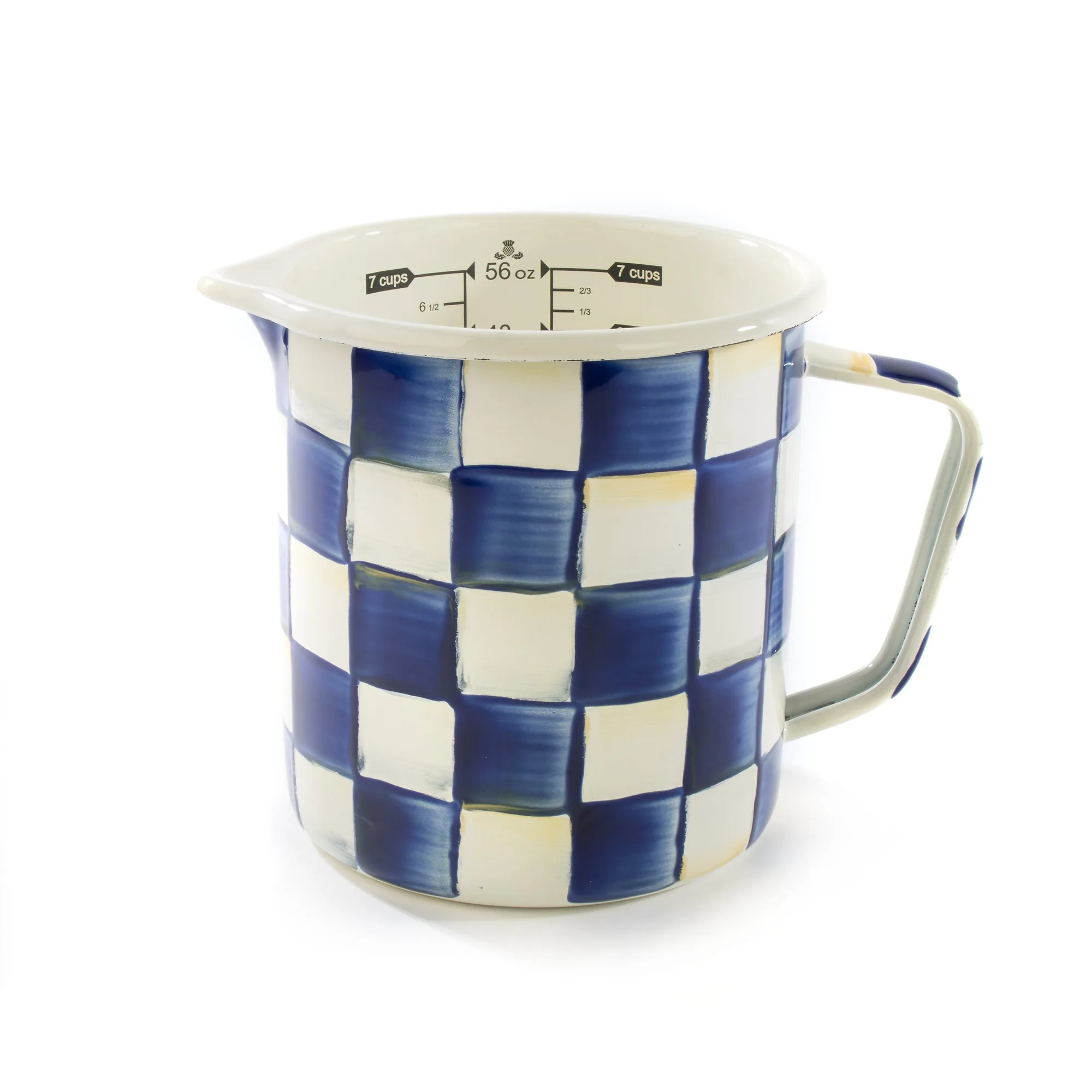 Royal Check Enamel 7 Cup Measuring Cup by MacKenzie-Childs